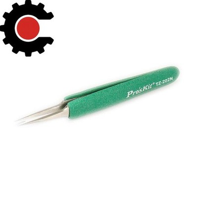 Eclipse Tools Pro'sKit Tweezer, ESD Safe, Soft-Grip, Super Fine Tip