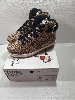 Patrick Ewing 33 Orion Strap Size 9 Womens Leopard-Beautiful Collab From A Legen