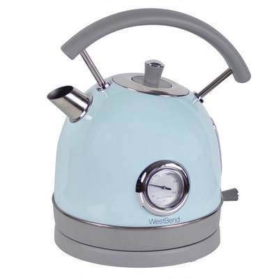 Kettle -Styled Stainless Steel 1500 Watts with Auto-Shutoff & Boil-Dry Protec...