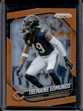 2025 Panini Prizm Tremaine Edmunds Orange #/249 Bears