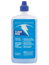 White Lightning Clean Ride 8oz 237mL , Drip White/Blue
