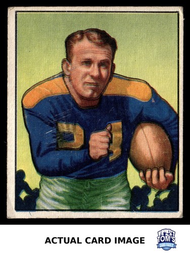 1950 Bowman #47 LARRY COUTRE Green Bay Packers RC VG-EX