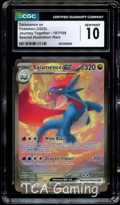 CGC 10 GEM MINT Salamence Ex 187/159 SPECIAL ILLUSTRATION RARE