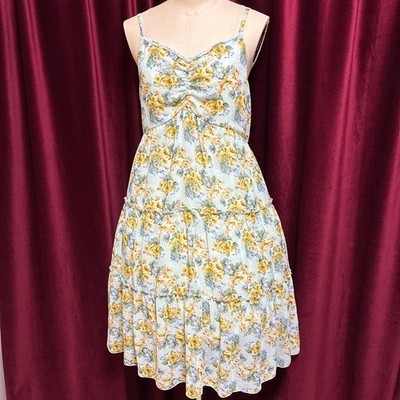 Axes Femme Floral Tiered Dress Mori Girl Lolita for 14Y+ Japan
