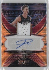 2024 Panini Select FOTL Neon Orange Pulsar Prizm 11/30 Pelle Larsson Auto 0xh3