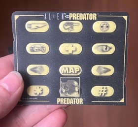 Atari Jaguar Alien VS Predator Game Cartridge Tested Working Manual 2 Overlays