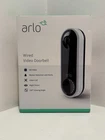 Arlo AVD1001 Essential Wired Video Doorbell HD 180° View New Sealed