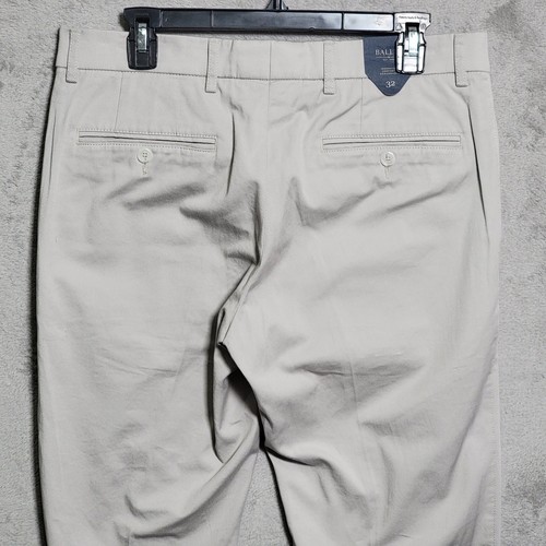 Pantalones chinos Ballin Atwater para hombre talla 32 gris piedra calce moderno elástico - Imagen 4 de 16