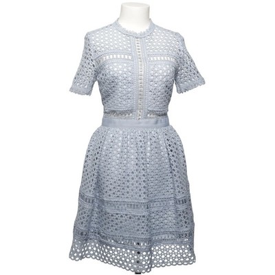 By Malina Collection, Kleid, Größe: XS, Blau, Polyester, Sonstiges, Spitze #ur0