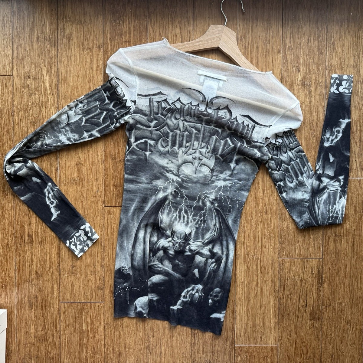 Jean Paul Gaultier Mesh Long sleeve Diablo Top | eBay