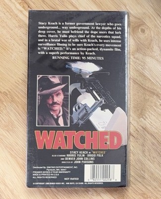 Watched (VHS 1974) Stacy Keach, Thriller Movie Brand New, Sealed