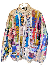 GVCI DEWATA Patchwork Jacket Fits Like XL Rar...