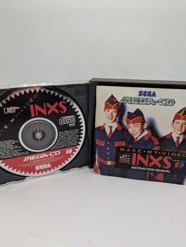 INXS Make My Video Sega Mega CD Complete W/ Manual & Spine Card (1993 Sega) PAL - Picture 3 of 6