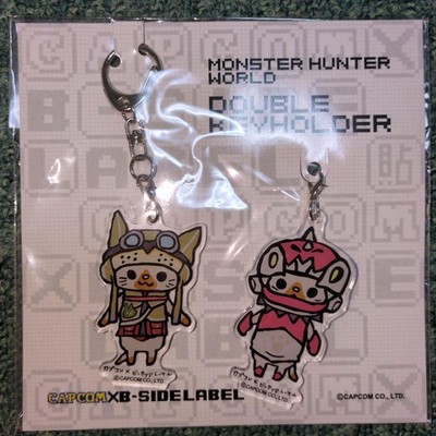 B SIDE Label Monster Hunter World Ailu Acryl Schlüsselanhänger MHW Felyne Rare