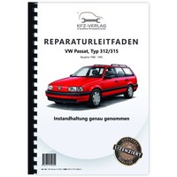 VW Passat 3 35 1988-1993 Instandhaltung Inspektion Wartung Reparaturanleitung