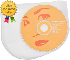 50 Clear Mini LP Anti-Static 3 Mil Plastic CD Inner Sleeves for 5Inch SHM-CD