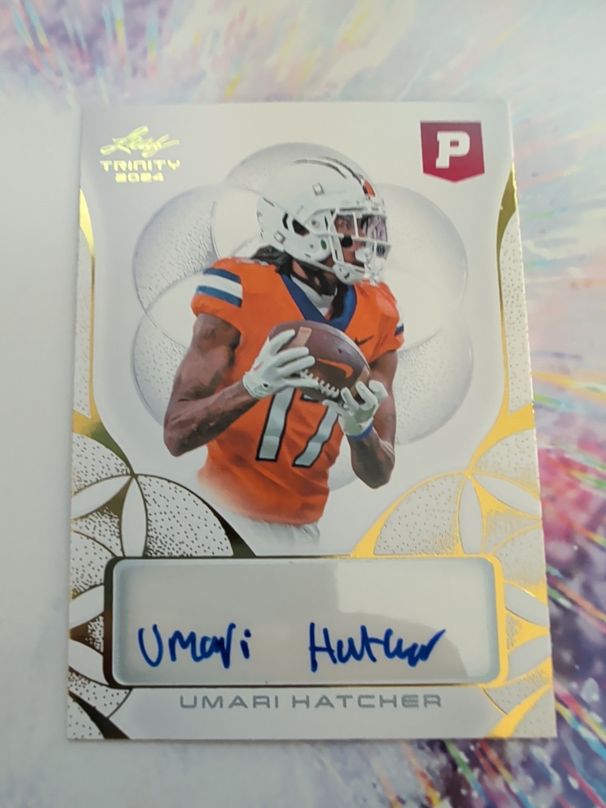 2024 Leaf Trinity Umari Hatcher Autograph Syracuse