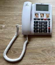 Geemarc CL9000 Schnurloses Seniorentelefon Foto-Tasten Freisprechen SIM Notruf