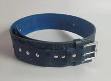 Handmade Western Gun Belt with 22 LR ammo loops 36-40 Inch Waist