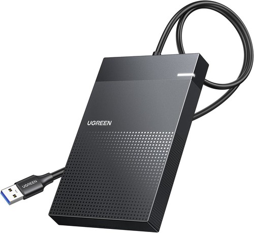 Obudowa dysku twardego 2,5", kabel USB-A 0,5 m, czarna; UGREEN/30719
