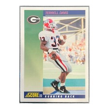 2022 PANINI CHRONICLES SCORE DRAFT PICKS RETRO #12 - TERRELL DAVIS - PINK