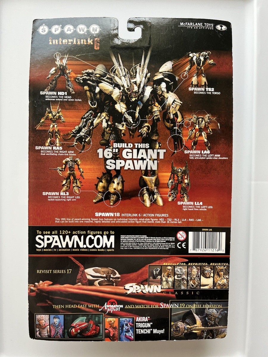 2000 McFarlane Toys Spawn Interlink 6 LA6 Action Figure Series 17