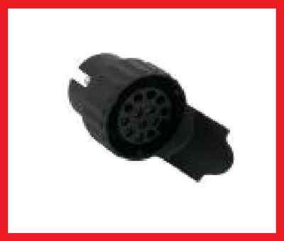 Adapter Auto 7 polig auf PKW Anhänger 13 polig Mini-Kurzadapter