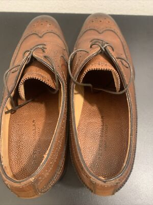 Peter Millar Collection Derby Brogue Brown Shoes Mens 10  display picture 1