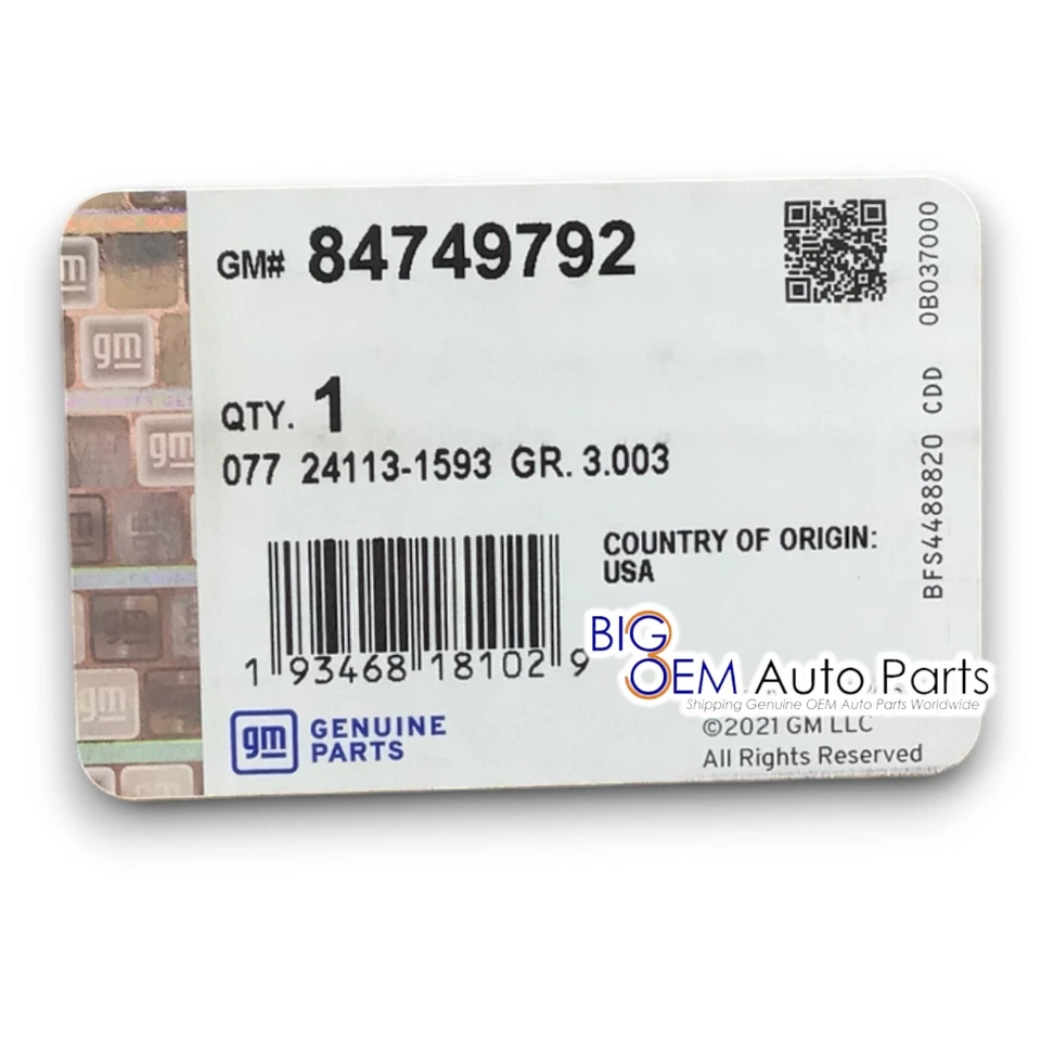 GMC Sierra 2500 3500 2020-2025 6,6 L diésel tubo de llenado de combustible carcasa plataforma de 6'6" OEM Foto 4 de 4