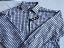 Kenneth Cole Unlisted Men's Dress Shirt Check 15-15 1/2 34/35 NWT