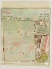 Colorbok MINI 4x6 Scrapbook BRAG ABOUT 160 pc Kit BIRTHDAY -  NEW Retired