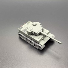 3D printed 1/144 WW II German Ear Tiger Initial Tank Finished painted model
