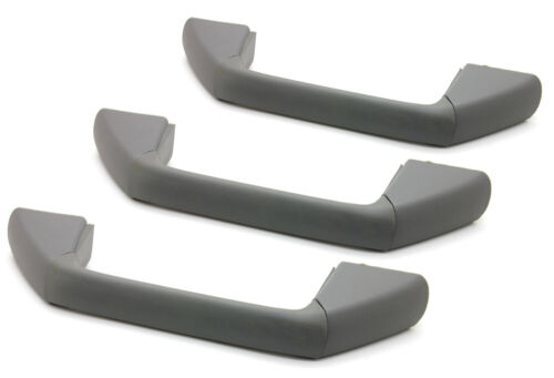 New Gray Interior Pull Handle Set of 3 For Jeep XJ Grab Strap Roof Mounted  - Foto 1 di 5