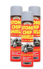 Hammerite Stone Chip Shield Underbody Protector GREY Metal Paint 3 x 600ml