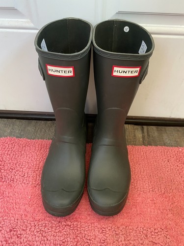 Green Rain/Gardening Mid-Calf Boots 