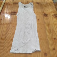 hanes comfort soft white tank top sz m
