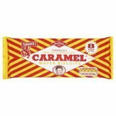 Tunnock's Real Milk Chocolate Caramel Waffeln 8er Pack à 30g