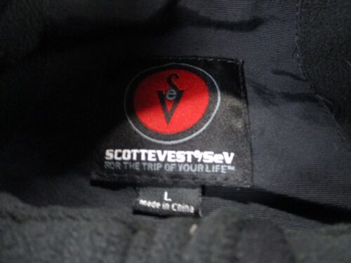 Scottevest Jacket Mens L TEC Fleece Logo Outdoors Hiking Tech Work Heavy Adult - Picture 6 of 12