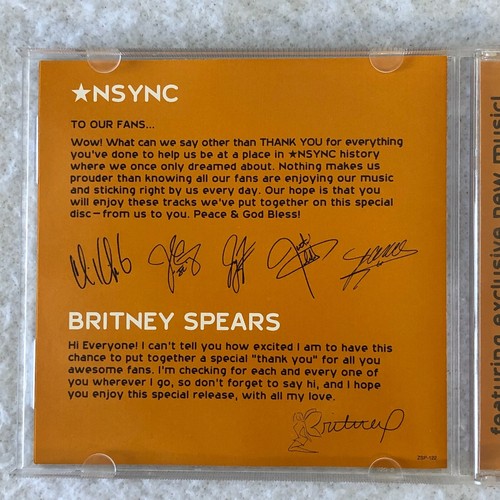 NSYNC Britney Spears Your #1 Requests CD Pop 1990s 8 Song Compiled Album - Picture 2 of 4