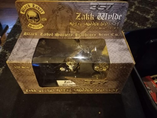 Zakk Wylde Chopper Series Metal Chopper Die Cast 357 Customs #1 of 9 NIB! - Picture 2 of 2