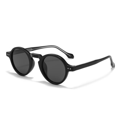 TR90 Round Polarized Retro Sunglasses Men Women Outdoor  display picture 3