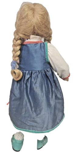 Muñeca Ullwa de Noruega Annette Himstedt 1999 Alemania Rubia Trenzas Ojos Azules - Imagen 7 de 11