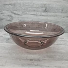 Pyrex Corning Ware 4L Cranberry Glass Mixing Bowl  11 1/2"x4 1.2"