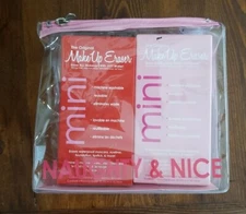 The Original Makeup Eraser Mini, 2 Count, Zippered re-useable storage bag