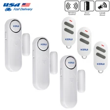 3pack Wireless Remote Control Magnetic Sensor Door Window Home Security Alarm