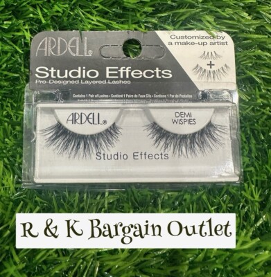 Ardell Studio Effects Pro designed layered False Eyelashes Demi-Wispies 1 Pair