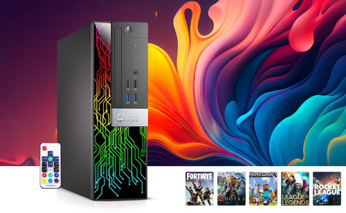 BTO RGB Gaming Desktop PC Core i7, i5 16GB 1TB SSD 1TB HDD NVIDIA GT AMD Radeon - Picture 6 of 10