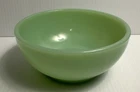 Vintage Fire King Oven Ware Glass Jadeite, Jade Green 5" Soup / Cereal Bowl