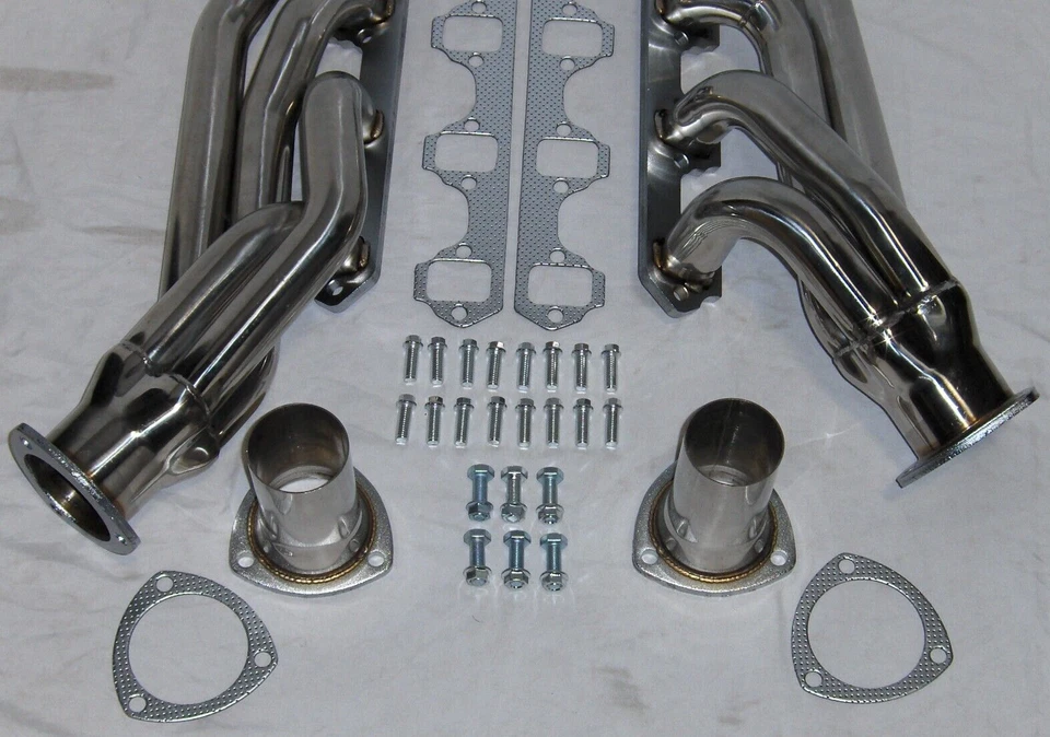 Cabezales de escape para Ford Mercury 260 289 302 SBF Mustang Falcon Comet 1964-77 Foto 3 de 4