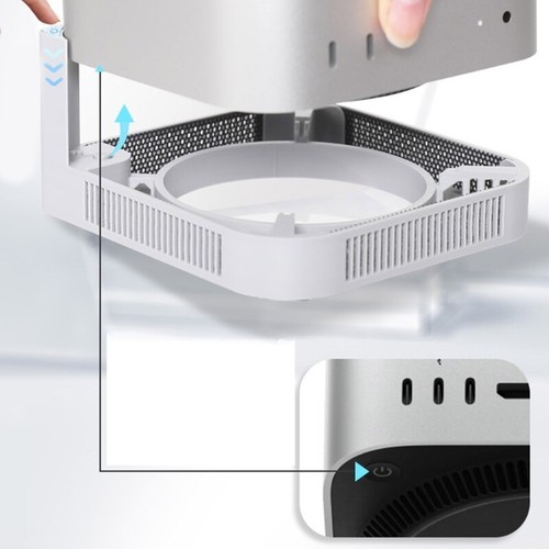 Desktop Holder for 2024 Enhancing Cooling and Easy Access Power Button - Afbeelding 7 van 8